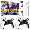 2025 Upgraded Retro Gaming Console, 4K HDMI Video Game Consoles with 40,000+ Games & 23 Emulators, Plug and Play Video Gaming Stick (128G) view 1