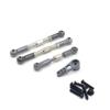 Rc Parts For WLtoys 104009 12401 12402 12403 12404 12409 Metal Upgrade Refit Steering Link 25T Servo Arm RC Car Parts(Dark Grey) view 1
