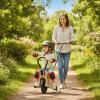 Hand Push Unicycle Kids Push Car2-in-1 Toddler Trike Push Bike Stroller,Parent-Child Play Balance Push Car (White) view 4