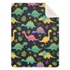 CUPADA Kids Baby Blanket Dinosaur Pattern with Leaves Infant Blanket Soft Warm Blankets for Stroller Blanket 30x40 inches Baby Shower Birthday Newborn's Gift view 1