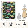 CUPADA Kids Baby Blanket Dinosaur Pattern with Leaves Infant Blanket Soft Warm Blankets for Stroller Blanket 30x40 inches Baby Shower Birthday Newborn's Gift view 2