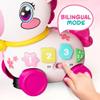 Ingbear Unicorn Toys for 1 Year Old Girl Gifts, Baby Musical Learning Toys 6-9-12-18 Months, Bilingual Educational Toys with Light, Christmas Birthday Gifts for Girl & Boys  view 2