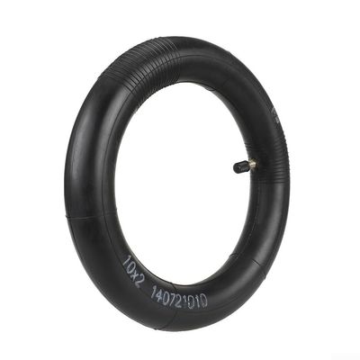 10 Inch Thickened Straight Tip Inner Tube For Electric Scooters, Strollers & Bikes - Heavy Duty Butyl Rubber Tube, Puncture Resistant, 36 PSI Rated, Black(10 * 2 Black)