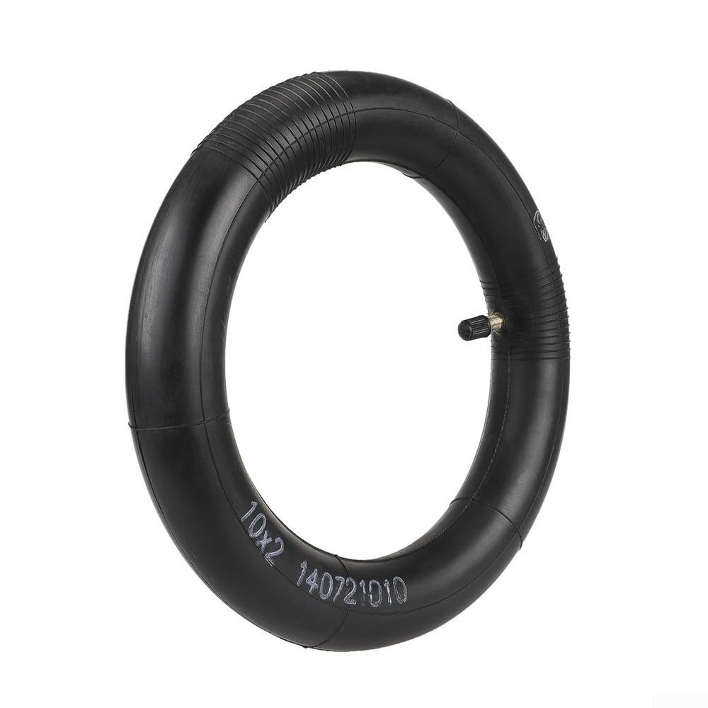10 Inch Thickened Straight Tip Inner Tube For Electric Scooters, Strollers & Bikes - Heavy Duty Butyl Rubber Tube, Puncture Resistant, 36 PSI Rated, Black(10 * 2 Black)