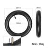 10 Inch Thickened Straight Tip Inner Tube For Electric Scooters, Strollers & Bikes - Heavy Duty Butyl Rubber Tube, Puncture Resistant, 36 PSI Rated, Black(10 * 2 Black) view 3