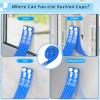 20Ft Flexible Race Track, Slot Car Race Track Set for Kids Ages 3+, Dual Racing Game 2 High-Speed Cars 1/64 Scale, w/8 Suction Cups, 4 Alloy Cars Ideal Christmas Birthday Gift for Boys & Girls (Blue) view 4