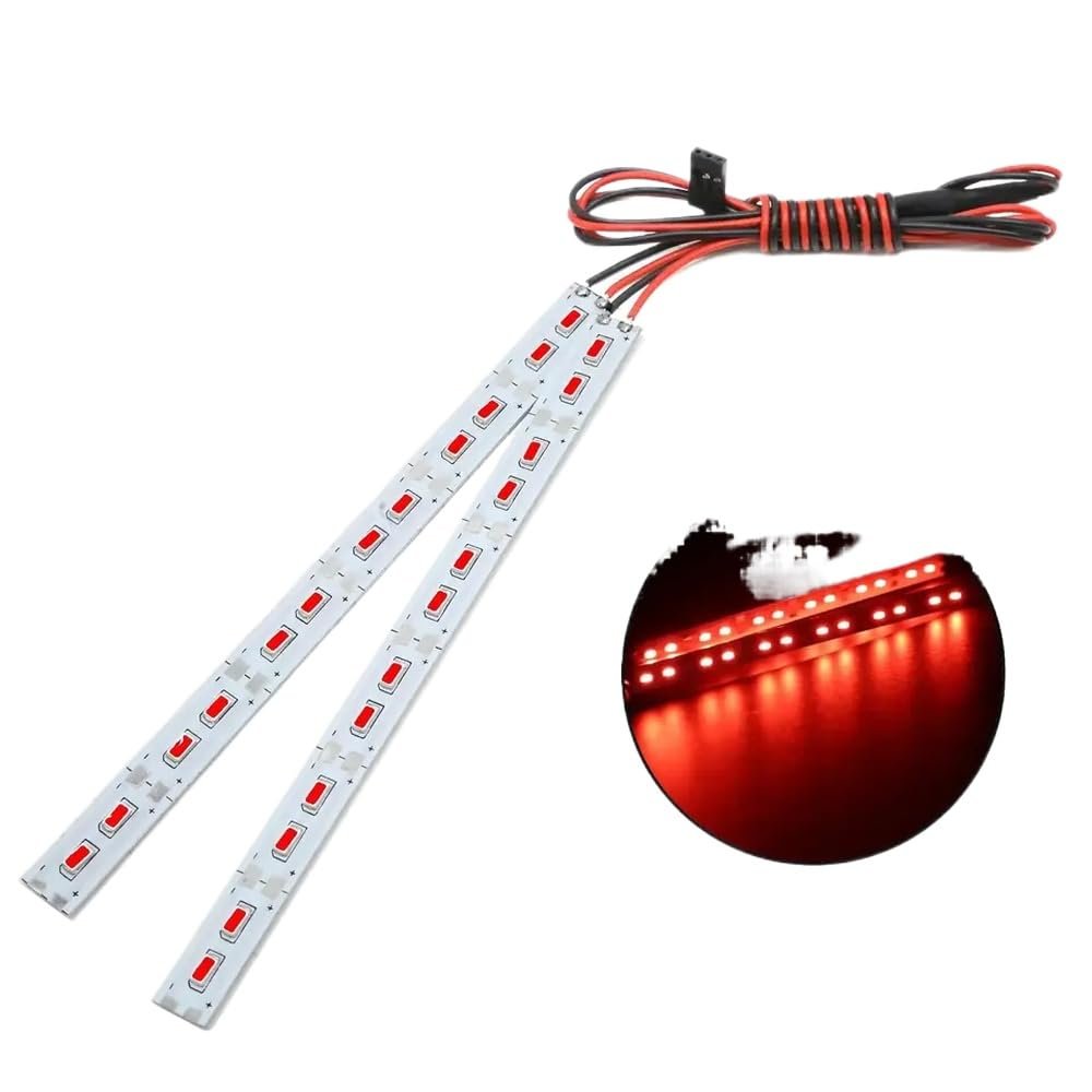 1/10 Scale RC Drift Car Underbody Light Compatible with Flash Style Remote Control Vehicles(Red)