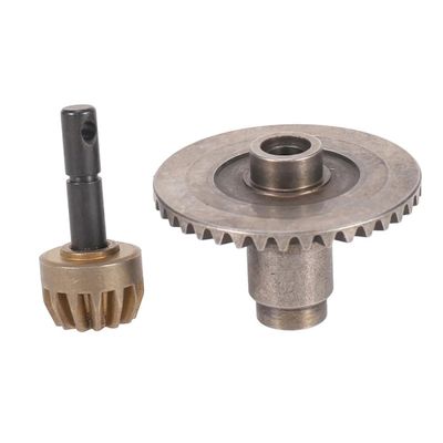 2pcs Steel Drive Gear Ring Pinion Gear Set 13t 38t Front Rear Axle Compatible with 1 10 Scale RC Crawler Car AR60 Axle Models Like RR10 Wraith