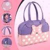 Pretend Play Purse for Little Girls, Toddler Purse with Pretend Makeup Toys for Toddlers, Princess Pretend Play Purse Toys, Kids Purse Toy Birthday Gift for Girls Age 3 4 5 6+ (Purple) view 4