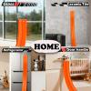 YHJZ Flexible Race Car Track 16Ft Starter Set with Suction Cups, Flexible Race Car Ramp Track with Diecast 1/64th Cars, Rolls Up Portable Racetrack for Ages 3 & Up (Orange view 4