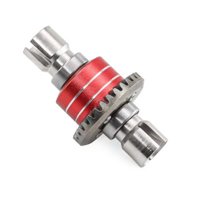 Rc Upgrade Parts For MJX For Hyper Go 16207 16208 16209 16210 H16 14209 14210 14301 1/14 1/16 Metal Differential 16420G RC Car Upgrade Parts Accessories(Red)