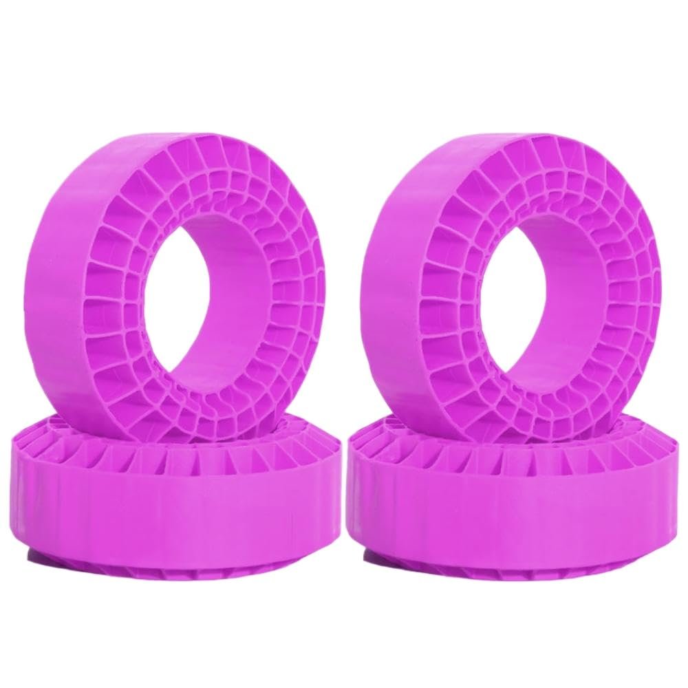 1. 9 Inch Tires Soft Silica Gel Insert 105x42mm Compatible with 1 10 Scale RC Crawler Rigs III CJ7 BRX01 TF2 GEN8 and Similar Models(Purple)