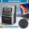 ATM Piggy Bank for Kids Rechargeable, Power-Off Memory for Real Money Safe with Debit Card, Coin Recognition,Bill Feeder,Balance Calculator, Kids ATM Machine for Boys Girls view 4