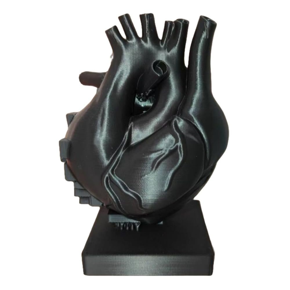 3D Printed Model of Ornament Heart, Super Cute Articulated Joints - Adorable and Funny Desk Ornament Gift