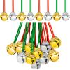 Janinka 120 Pcs Christmas Bell Necklaces Party Favors, Classic, Cute view 1