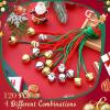 Janinka 120 Pcs Christmas Bell Necklaces Party Favors, Classic, Cute view 3