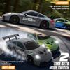Aka Supaku RC Drift Car, 1:24 4WD Remote Control Cars Vehicle with LED Light,2.4GHz 20KM/H High Speed RC Cars with Two Batteries & Drifting Tires Racing Sport Toy for Adults Boys Girls Kids view 2