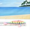 3D Printed Manatee, 3D Printed Animals, 4.5" Full Articulated Fidget Toys, Sea Animal Desk Dcor , Rainbow Manatee -AM-S-Rainbow view 4