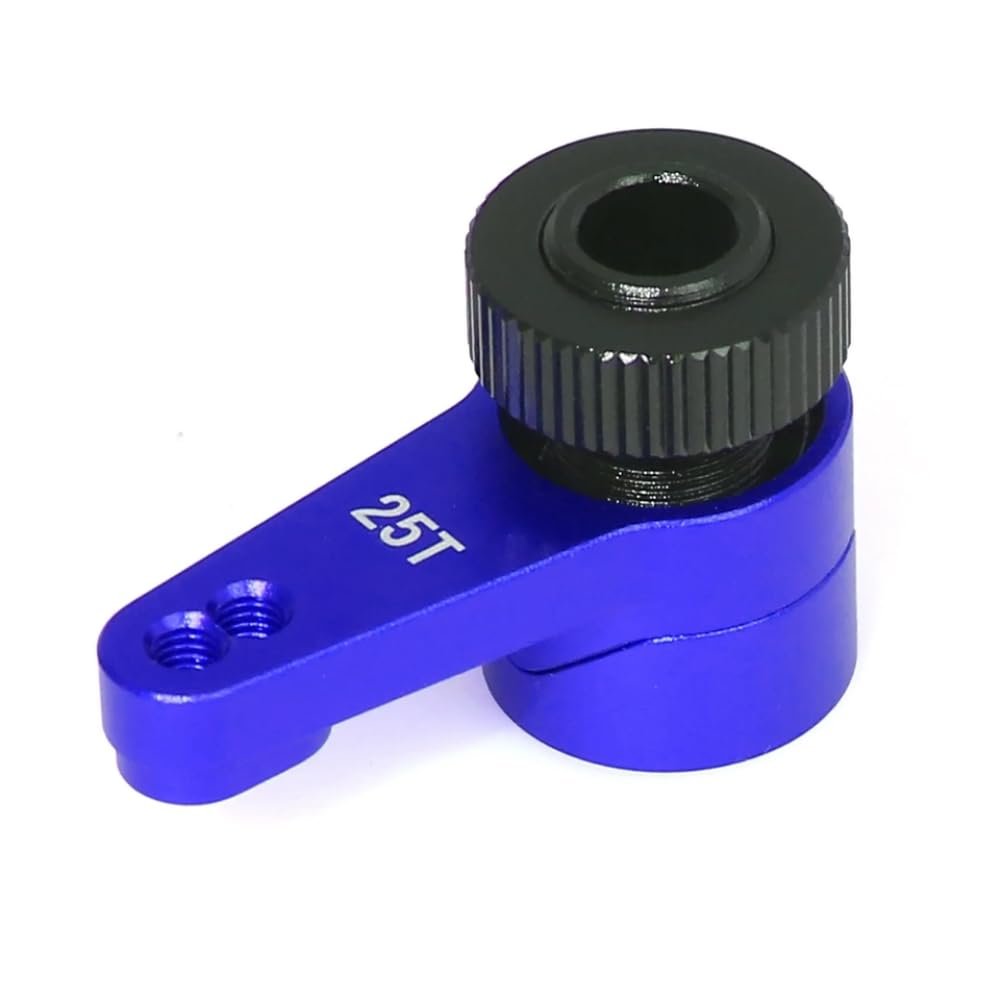 25T Servo Arm and Servo Saver Set Compatible with 1/10 Scale RC Crawler Cars UTB10 1. 9 Upgrade Parts Accessories(Blue)