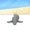 3D Printed Manatee, 4.5" Full Articulated Fidget Toys, 3D Printed Animals, Sea Animal Creatures , Gray Manatee, Executive Desk Decor - AM-S-Gray view 4