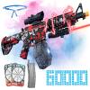 Large Gel Splat Blaster with 60,000+ and Goggles, High Speed Splat Blaster for Outdoor Activities Team Game Red view 1
