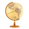 Goplus 12 Inch Illuminated World Globe, Antique Light up Rotating Globe Night Lamp with Wooden Stand, Geography Educational Desktop Decoration for Kids Adults Home Office School (Antique-Bronze) view 1
