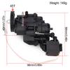 2Speed Transmission Gearbox with Internal Gears and Servo for 1/10 RC Crawler Car Traxxas TRX4 TRX6 Upgrade Parts view 2
