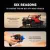 1/12 Scale RC Crawler Car, 2.4G 4WD Off-Road Remote Control Truck with LED Lights, Functional Crane and Liftable Hook, 2-Speed Modes, RTR All Terrain RC Hobby Car for Adults (Yellow) view 4