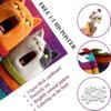 1000-piece Cat Wearing a Rainbow Sweater - Funny and Funny Adult Wooden Puzzle,Intellectual Challenge,Stress-Relieving Puzzle, Relaxing Family Activity, Decoration, Size: 29.5 x 19.7 in view 3