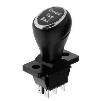 ELCOKITEX 3Pcs Handle Gear Switch 6V/12V Forward Stop Back Push Rod Shift Toggle Switch for Kids Electric Ride On Toys Replacement Accessory HGS-E53X25SH-FSB