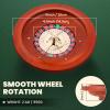 NEWTRY 11" Roulette Wheel Set with Rubber Tabletop Layout Mat 47.2 x 23.6 view 3