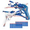 2 Sets Kids Foam Crossbow,Archery Set with 20 Foam Suction Cup Bullet,Game Gun for Kids Age 8-12+,Outdoor and Indoor Play Toys for Boys, Blue and White view 1