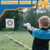 2 Sets Kids Foam Crossbow,Archery Set with 20 Foam Suction Cup Bullet,Game Gun for Kids Age 8-12+,Outdoor and Indoor Play Toys for Boys, Blue and White view 4