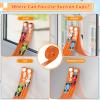 20Ft Flexible Race Track, Slot Car Race Track Set for Kids Ages 3+,Dual Racing Game 2 High-Speed Cars 1/64 Scale, w/8 Suction Cups,4 Alloy Cars Ideal Easter Birthday Gift for Boys & Girls (Orange) view 4