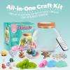 Mermaid Light-Up Terrarium Kit for Kids - LED Night Light Birthday Gift for Girls Ages 4 5 6 7 8-12 Year Old - Mermaid Toys for Girls - DIY Arts and Crafts Kit for Kids view 2