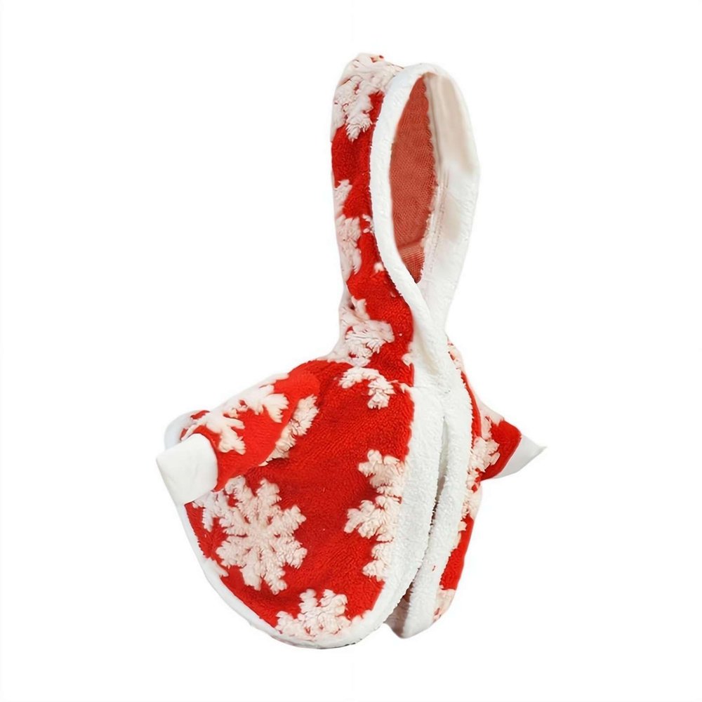 Christmas Porch Goose Outfit, Goose Clothes for Lawn Goose Statue, Holiday Decoration Costume Polyester Cotton Goose Clothing (Snowflake)