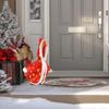 Christmas Porch Goose Outfit, Goose Clothes for Lawn Goose Statue, Holiday Decoration Costume Polyester Cotton Goose Clothing (Snowflake) view 2