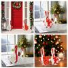 Christmas Porch Goose Outfit, Goose Clothes for Lawn Goose Statue, Holiday Decoration Costume Polyester Cotton Goose Clothing (Snowflake) view 4