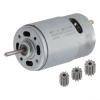 Electric Motor for Kids Cars RS550 RS390 RS380 RS555 6V 12V 24V Gearmotor with 10/12 Teeth Dual Gear Compatible Replacement Parts(550 12V10000rpm) view 1