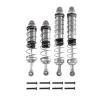 Compatible with Wltoys 12428 12423 12427 12429 FY-03 1/12 RC Car Upgrade Parts Accessories 4pcs Metal Oil Shock Absorber Damper Rc Shock Absorbers(Silver) view 1