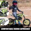 50cc Kids Dirt Bike for Ages 8-14, Gas-Powered 2-Stroke Mini Dirt Bike, Off-Road Mini Motorcycle up to 25 MPH, 330 lbs Max Load, Ideal for Uphill & Trail Riding (Green) view 4