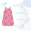 Muishi Pink Rose Pattern Baby Wearable Blanket Infant Boys Girls Sleeping Bag For Newborn Unisex Baby Stuff Sleep Sack Suit L(12-18month) view 4