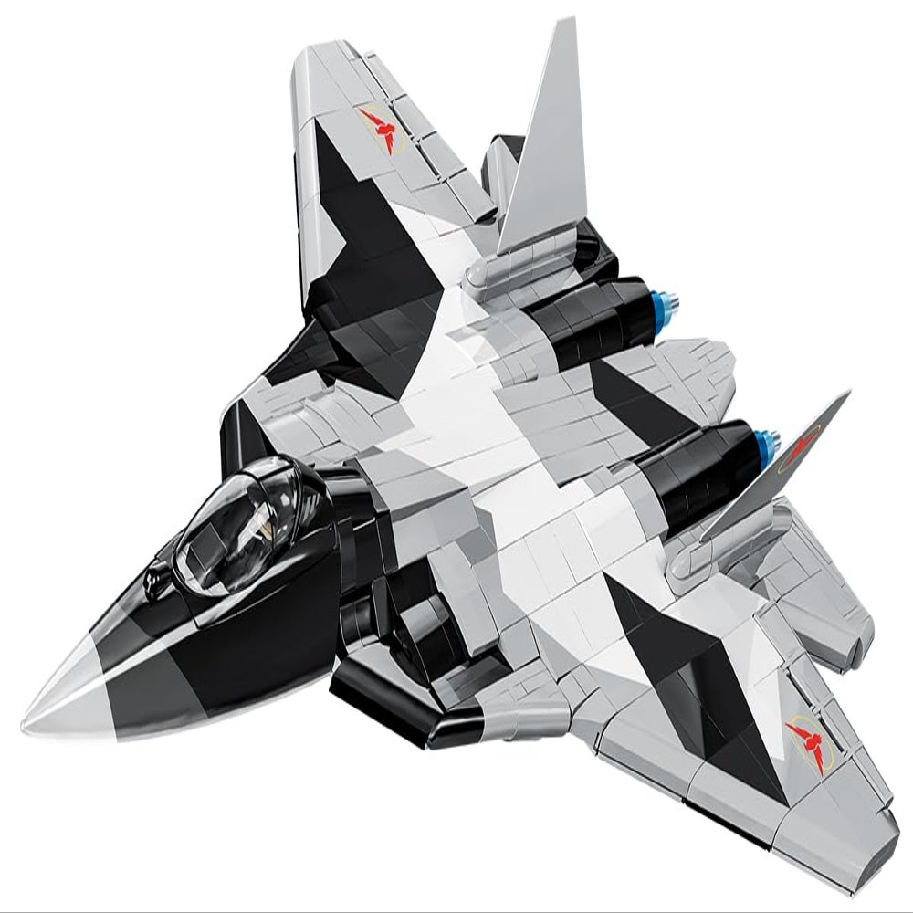 COBI Top Gun Maverick Enemy Strike Jet Building Set, 851 Pieces