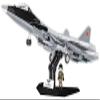 COBI Top Gun Maverick Enemy Strike Jet Building Set, 851 Pieces view 2