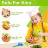 17PCS Toddler Knife Set- Kids Knifes for Real Cooking,Montessori Toy Safe Kitchen Knife Set for Toddler, Cutting Board,Gift for 3-12 Year Old Girl Boy view 3