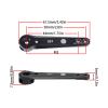 2PCS TGCWENG CNC Aluminum 25T Servo Horn Long Steering Servo Arms Compatible Futaba Savox Xcore HL HSP HD Power Rc Servos Suitable for RC Airplanes RC Plane Car (Black) view 3