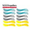 12/24Pairs 1610 40mm 2-Blade Propellers 1mm/1.5mm For RC FPV Racing Freestyle Tinywhoop Drones Mobula7 Replacement(24Pairs 1mm Gray) view 2