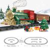 Train Set Electric Train Toys for Kids, Christmas Train Set with Smokes, Light & Sound for Under Christmas Tree, Toddler Model Trains for 3 4 5 6 7 8+ Years Old Kids Boys Birthday Gifts view 3