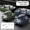 1/64 Scale mini RC Battle Tank, 2.4G Fully Proportional Military Armored Vehicle with Infrared Combat Mode, Rotating Turret and Track Drive Desktop RC Toy view 4