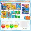 30 Pack Valentines Day Gifts for Kids for Classroom, Valentine's Exchange Greeting Cards with Mini Basketball Shooting Games Sports Gift Cards Finger Basketball Toy, Classroom Gifts Exchange Prize view 2